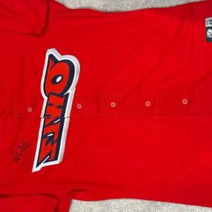 Orem Owlz minor league baseball game used jersey size 46